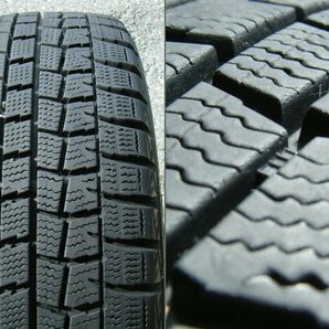 ハヤシレーシング タイプ STF アルミ 14×5J OFF42 PCD100-4H 165/55R14 DUNLOP WINTERMAXX WM01 一応スタッドレス付き4本セット P3670の画像9