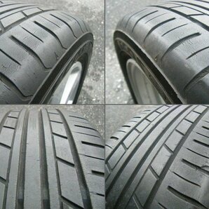 三菱 ミツビシ i アイ 純正 アルミ 4J/5J OFF35 PCD100-4H 145/65R15 175/55R15 DUNLOP YOKOHAMA タイヤ 4本セット P3675の画像10