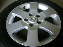 C25 セレナ 純正 アルミ 16×6JJ OFF45 PCD114.3-5H 2018年製 195/60R16 BRIDGESTONE Playz PX-RV タイヤ 4本セット P3674_画像5