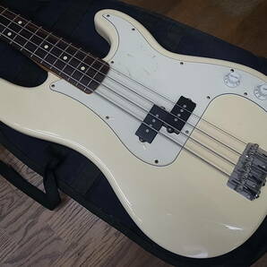 2001年～2002年FENDER MEXICO PRECISION BASS 白ホワイト/プレシジョンベース/プレべ/フェンダー・メキシコｗソフトケースの画像9