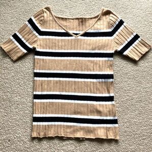 ROPE PICNIC カットソー 洒落た配色 サイズ38