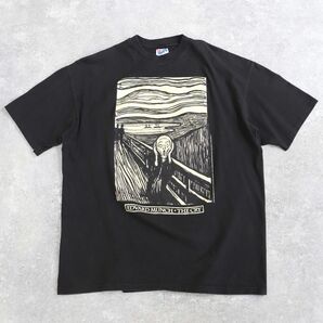 90s edvard munch ムンクの叫び the scream tシャツ