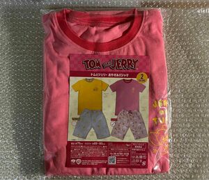 トムとジェリー★おやすみパジャマ★ピンク★ジェリー&タフィー柄★トップス&ボトムスセット★プライズ景品