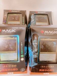 ２BOXセット　MTG　イニストラード 真夜中の狩り 統率者デッキ 日本語版B 集会カウンター 日本語版A アンデッド解放