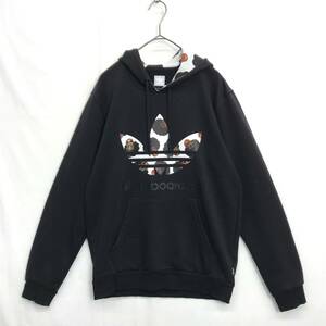 KZ8092★adidas : skateboarding NA-KEL 3.0 Pullover Hoodie CX5056★S★黒 アディダス スウェットプルオーバーパーカー