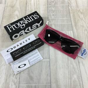 KZ8051*OAKLEY : OO9245-01 Frogskins Asian Fit солнцезащитные очки * черный / серый серия линзы Oacley лягушка s gold 