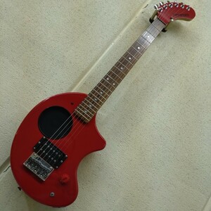 ★ FERNANDES フェルナンデス ZO-3 赤 アンプ内蔵 ミニギター ぞうさん ★