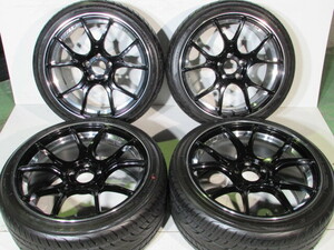 ☆SSR■GT■X02■FFT-R■エスエスアール■114.3-5H(F)8.5J/+38(R)9.5J/+45■(F)225/40R19(R)255/35R19■YOKOHAMA■ADVAN＆AVID■レクサスIS