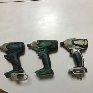 makita インパクトドライバ ジャンク 3つまとめての画像2