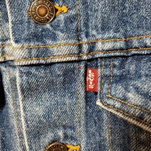 Levi's 70506 Gジャン デニムジャケット size38 サイドポケット_画像3