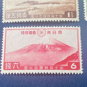 ★昭和11年 第1次国立公園 富士箱根 全4種★NH★の画像4