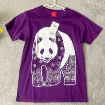 新品'OJICO'オジコ'半袖Tシャツ'12A　135‐145cm'タグ付き'半袖'パンダ'紫'アニマル'動物'カットソー'子供服'トップス'男の子'女の子_画像2