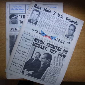ヴェトナム戦争時代の米軍の準機関紙Pacific Stars and Stripes 1970年10月23日と24日号の画像1