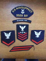 r米海軍の水兵の階級章・タブ・パッチ等6枚_画像1