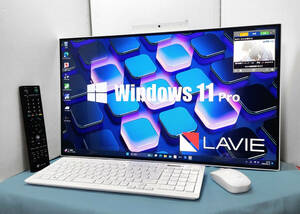 美品!!27型CSD LAVIE【新品!SSD 1TB(NVMe)&HDD 4TB】Core-i5 10210U/メモリ16GB/3波W録/Blu-ray/AIエージェント/HDMI/Win11Pro/Office