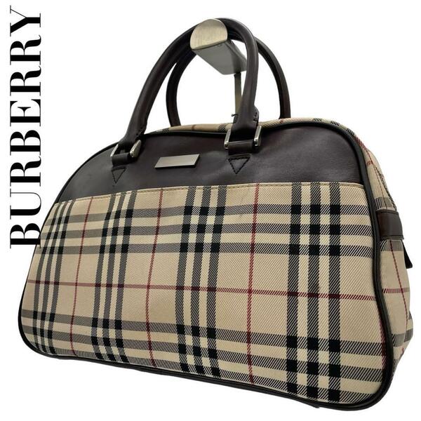 BURBERRY バーバリー　s79 ハンドバッグ　ノバチェック　ミニボストン