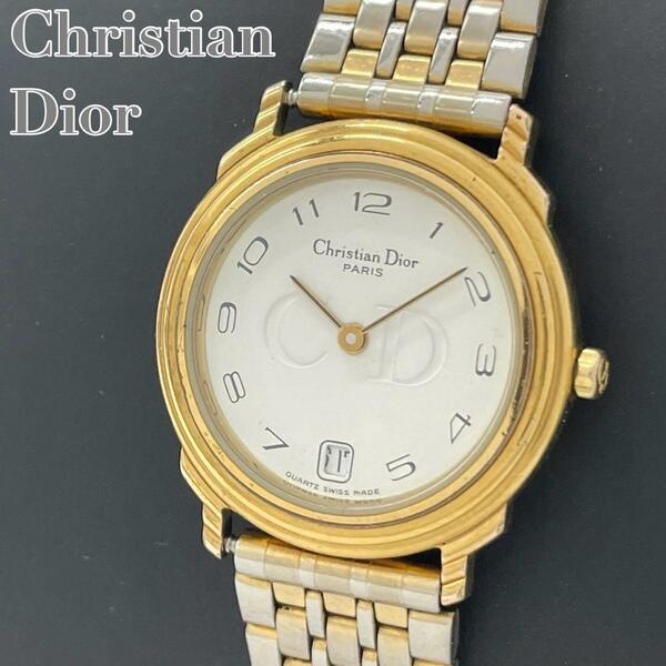 電池交換済　Dior ディオール　腕時計　レディース　クオーツ　アンティーク