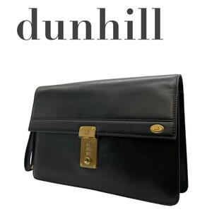 dunhill ダンヒル レザー　クラッチバッグ　ダイヤルロック　セカンドバッグ