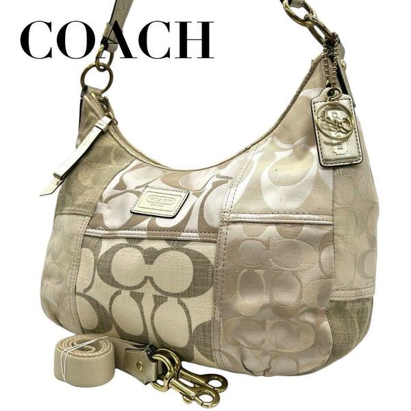 COACH コーチ パッチワーク 2way s83 ショルダーバッグ　ハンド