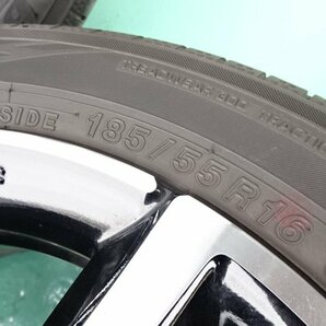 FIT フィット RS ホンダ純正 アルミホイール タイヤ付き 185/55R16 PCD100/4H YOKOHAMA ヨコハマ BluEarth-GT 2022年製造の画像4