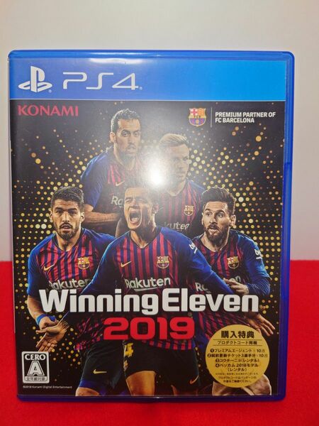 ウイニングイレブン 2019 PS4 ゲームソフト