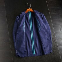X213【新品未使用】春物 S 春夏の紳士 テーラードジャケット 美麗品_画像2
