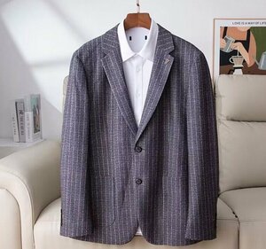 B35121【新品未使用】春物 M 春夏の紳士 テーラードジャケット 美麗品