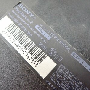ソニー PlayStation2 本体 SCPH-90000 ブラック 薄型 通電チェック済 SONY 1円スタートの画像9