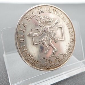 メキシコ オリンピック 25ペソ 銀貨 1968年 シルバー コイン SV720 【 送料無料 】 1円スタートの画像2