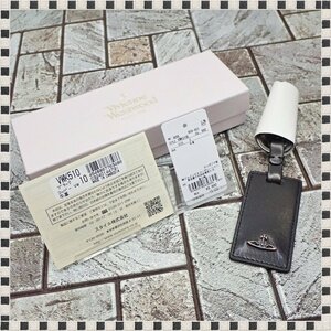 【 未使用 】 ヴィヴィアンウエストウッド コッパー キーホルダー ブラック VWK510E レザー 箱付属 Vivienne Westwood