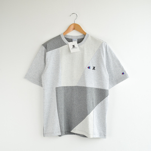 新品 定価1万7600円 Champion コラボ ANREALAGE アンリアレイジ ショートスリーブ 半袖 Tシャツ　L　管理番号F745Q5283　C8-W304