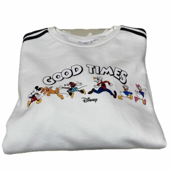 adidas アディダス M DISNEY CREW SWEAT スウェット HM8134 ABC-MART限定 *WHITEふ