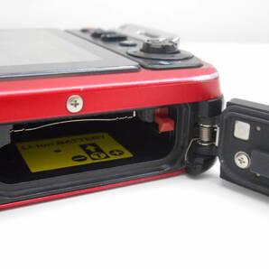 カメラ祭 オリンパス デジカメ TG-625 OLYMPUS TOUGH 赤 タフ 本体とバッテリー2個 現状稼働ですが簡単なチェックのみです 傷ありの画像8