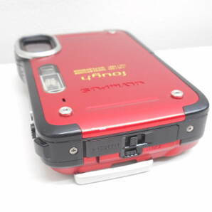カメラ祭 オリンパス デジカメ TG-625 OLYMPUS TOUGH 赤 タフ 本体とバッテリー2個 現状稼働ですが簡単なチェックのみです 傷ありの画像3