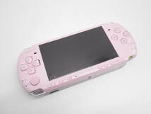 ゲーム祭 ソニー プレイステーションポータブル SONY PSP-3000 ピンク 通電確認済み 付属品あり 画面保護シール貼ってます_画像2