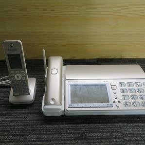K☆Panasonic パーソナルファックス KX-PD604DL 固定電話機 子機付き 動作OKの画像1