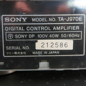 E☆SONY FM/AMステレオチューナー ST-J970 TA-J970E CDP-J970 TC-J970 スピーカー SA-J970AV 現状品の画像6