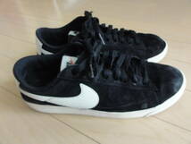 美品 NIKE BLAZER LOW SD ナイキ ブレーザー ロー スエード 黒 27.5cm AV9373-001_画像2