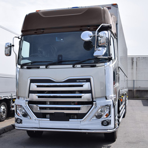 新型クオン 高床 UDトラック ステンレス バンパーガード 国産商品 新品 パーフェクトクオン 17の画像4
