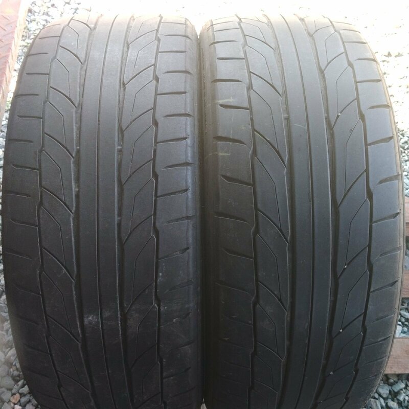 2本のみ■CNT8781②■245/35R22 NITTO NT555 G2 18年 サマータイヤ★条件付送料無料★