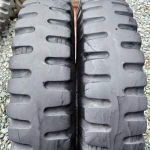 2本のみ■CNT8796②■6.00-16 4PLY BRIDGESTONE GROUND GRIP ★条件付送料無料★スペア ゲタ目 チューブタイヤ