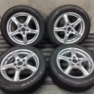 パT8812■205/55R16 BRIDGESTONE Playz PXⅡ 社外 6.5J 5H +38 PCD114.3 20年 夏タイヤ★条件付送料無料★ノア ヴォクシー アイシス