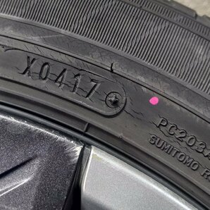 パT8768■185/60R15 DUNLOP ENASAVE EC203 夏タイヤ ホンダ純正 6J 4H PCD100★条件付送料無料★フィット グレイス シャトルの画像10