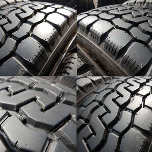 6本価格★パT8119■225/70R16 117/115L LT BRIDGESTONE ECOPIA M812 2022年 ミックス★条件付送料無料★地山 トラック バリ山 イボ付き！の画像9