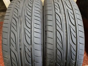 パF5317②■155/55R14 69V　2本のみ　GOODYEAR EAGLE LS2000　送料無料 ’22年 7.5分山 ワゴンR ライフ アルト EKスポーツ MRワゴン ラパン