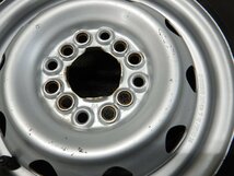 パT8748■145R12 6PR LT DUNLOP ENASAVE VAN01 スチール 3.5J 4H マルチ 2020年 夏タイヤ★条件付送料無料★軽トラ 軽バン_画像3