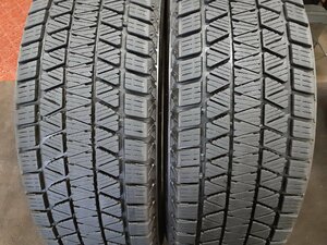 パF4206②■225/65R17 102Q　2本のみ　BRIDGESTONE BLIZZAK DM-V3　送料無料 冬 ’19年 エクストレイル デリカD5 CX5 ハリアー RAV4 CR-V