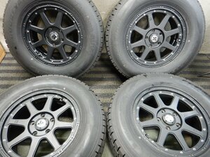 J5T8550■265/70R17 GOODYEAR ICENZVI SUV 社外 7.5J 5H +40 PCD127★条件付送料無料★ジープ Jeep ラングラー バリ溝 21年 スタッドレス