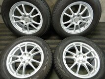 J7T7667■225/65R17 YOKOHAMA ICEGUARD G075 社外 7J 5H PCD114.3 19年★条件付送料無料★バリ溝 9分山 ハリアー エクストレイル_画像1