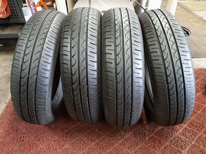 DF5423■155/65R14 75S　4本価格　YOKOHAMA BluEarth　送料無料 夏 ’20年 7.5分山 ワゴンR ムーブ デイズ パレット タント N-BOX ラパン